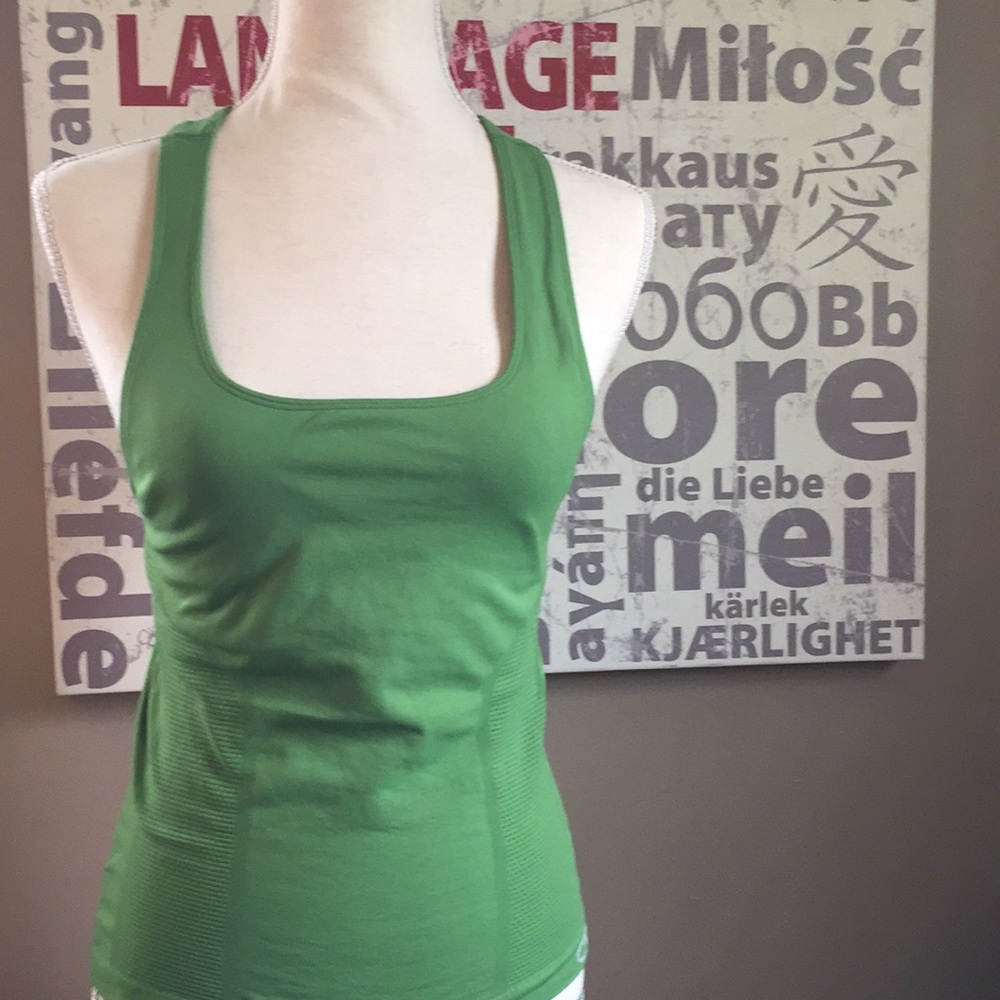 Workout Champion sports green tank top